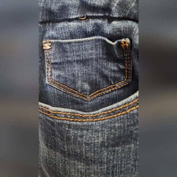 7 For All Mankind Dark Blue Slim/Skinny Jeans - Picture 5 of 5